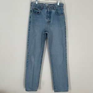 Calvin Klein vintage 90’s light wash button fly denim jeans size 9